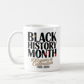 100 Jahre Feier Black History Month 2026 Kaffeetasse