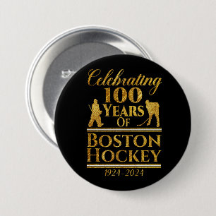 100 Jahre Hockey in Boston Button