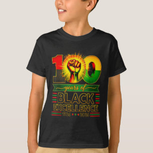 100 Jahre schwarze Exzellenz Centennial Black T-Shirt