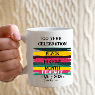 100-Jahres-Feier Black History Month 2026 Kaffeetasse