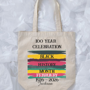 100-Jahres-Feier Black History Month 2026 Tragetasche