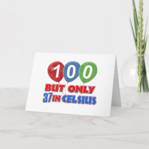 100. Jahrgeburtstagsentwürfe Karte