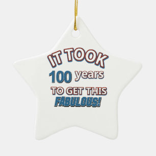 100. Jahrgeburtstagsentwürfe Keramik Ornament