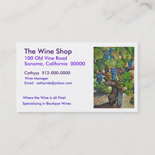 100-jähriger Produzent - Visitenkarte (Vorderseite)