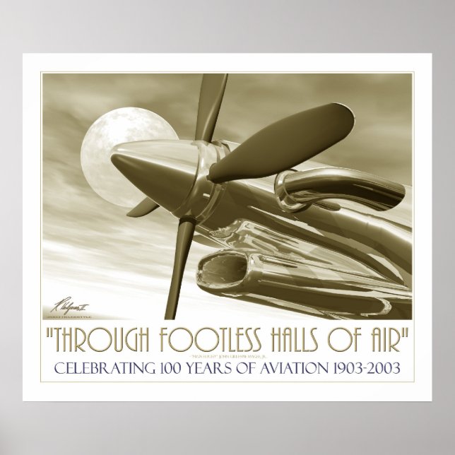 100. Jubiläum der Flight Large Print Poster (Vorne)