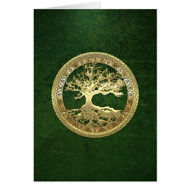 [100] Keltischer Baum des Lebens [Gold] (Vorne)