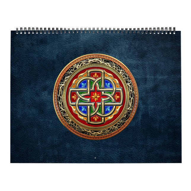 [100] Keltisches Kreuz [Gold+Email] Kalender (Titelbild)