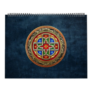 [100] Keltisches Kreuz [Gold+Email] Kalender
