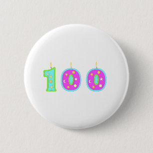 100 (Kerzen) Button