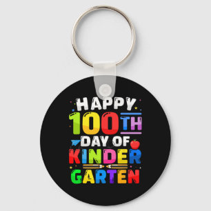 100. Kindergarten 100 Tage für Lehrerkind Schlüsselanhänger
