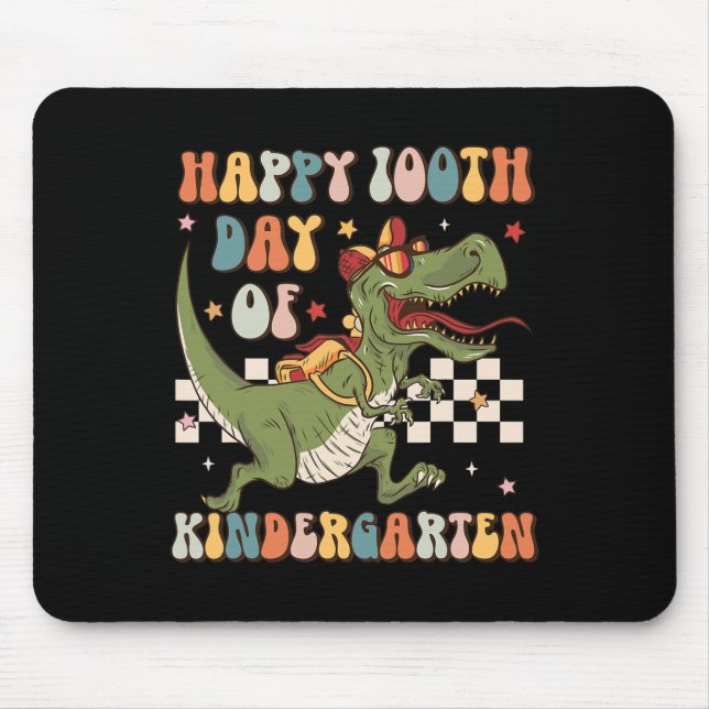 100. Kindergarten 100 Tage Schultrex Mousepad (Vorne)
