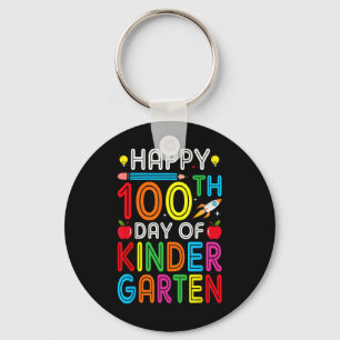 100. Kindergartenlehrer Kinder 100 Tage Sm Schlüsselanhänger