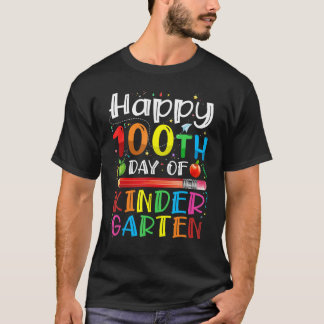 100. Kindergartenlehrertag 100 Tage T-Shirt