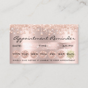 100 Lashes Erinnerung Rose Absturzfehler Tropfen Visitenkarte