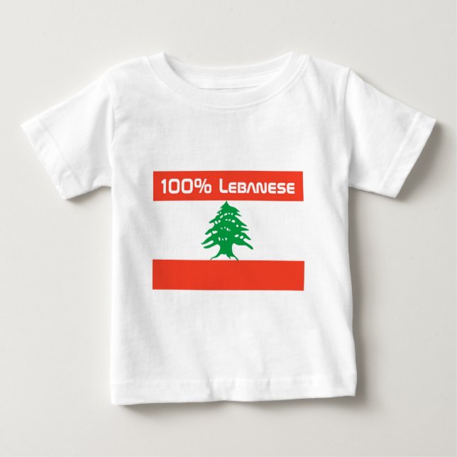 100% Libanese Baby T-shirt (Vorderseite)
