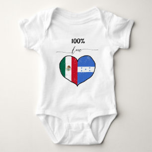 100 Liebe   Honduras und Mexikanisch Baby Strampler