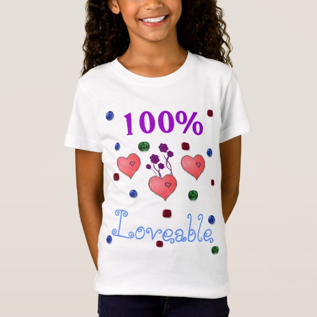 100% liebebar T-Shirt (Vorderseite)