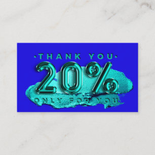100 Logo QRCODE 20%OFF Code Makeup Strokes Visitenkarte