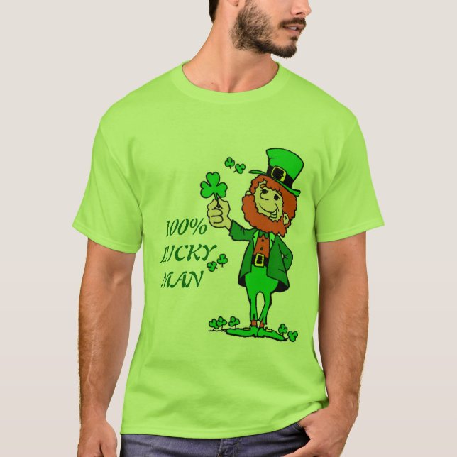 100 % Lucky Man T-Shirt (Vorderseite)