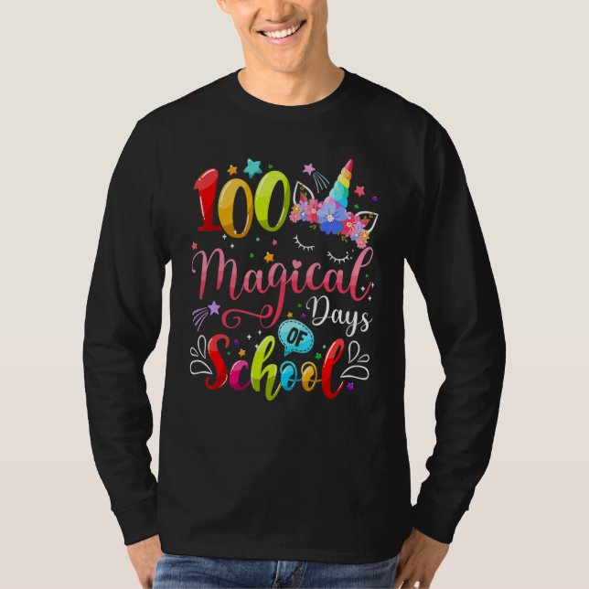 100 Magical Days Of School 100th Day Shirt For Tea (Vorderseite)