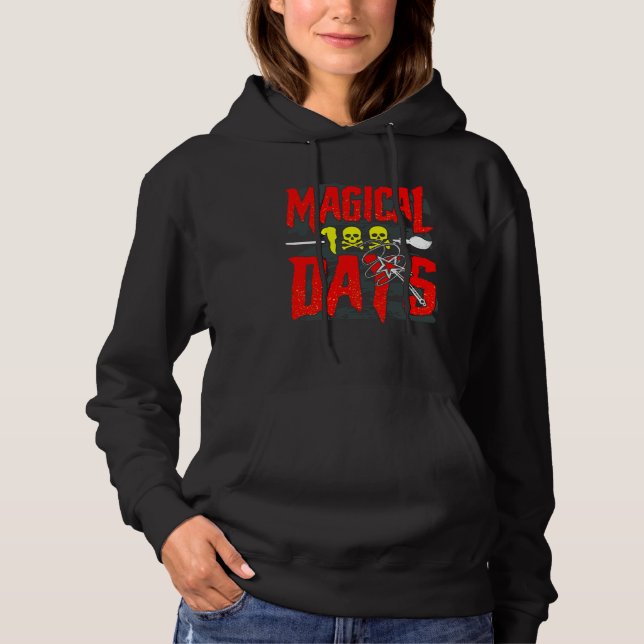 100 magical days teacher school school hoodie (Vorderseite)