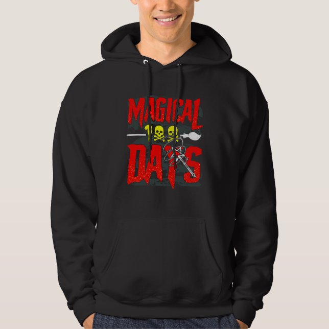 100 magical days teacher school school hoodie (Vorderseite)