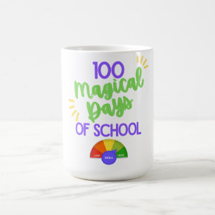 100 magische Schultage 100 Schultag Kaffeetasse
