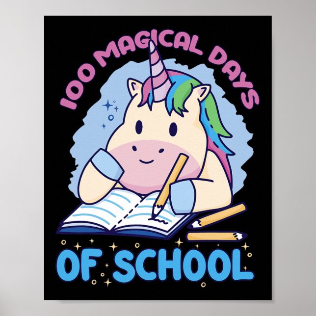 100 magische Schultage 100 Tage Poster (Vorne)