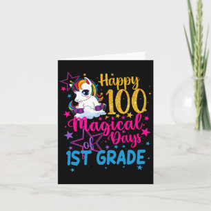 100 magische Tage der 1. Klasse Karte