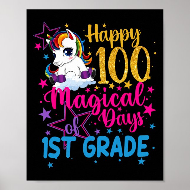 100 magische Tage der 1. Klasse Poster (Vorne)