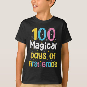 100 Magische Tage der ersten Klasse 100. Schultag T-Shirt