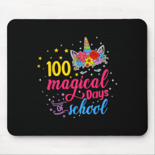 100 magische Tage Einhorn Kinder Kostüm 100. Tag Mousepad