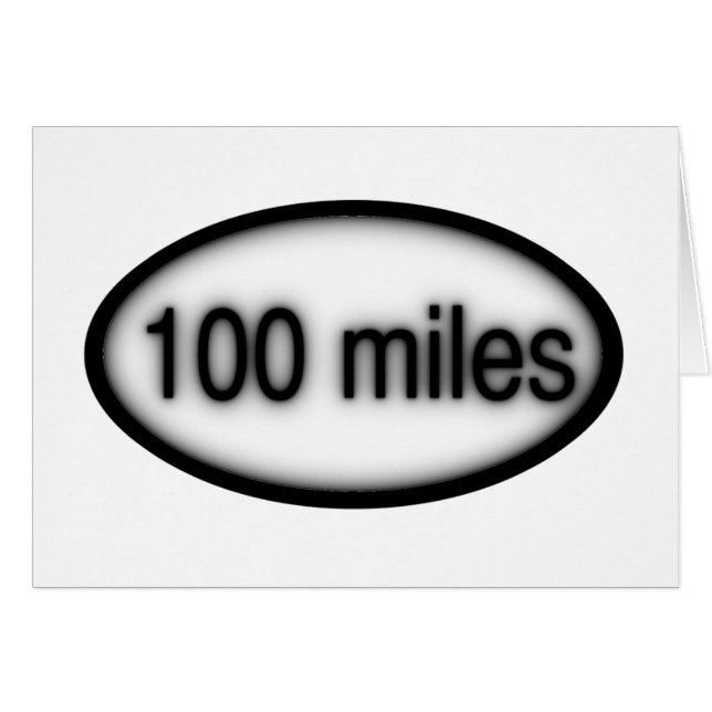 100 Meilen (Vorderseite (Horizontal))