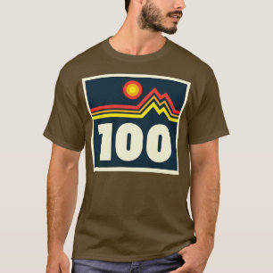 100-Meilen-Pfad und Ultra-Running-Berge T-Shirt