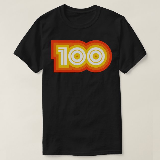 100-Meilen-Pfad und Ultra-Running Retro-Groovy T-Shirt (Design vorne)