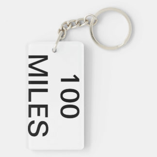 100 Meilen Schlüsselkette Schlüsselanhänger