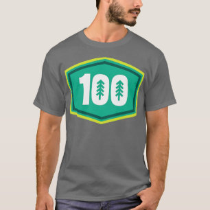 100 Meilen Trail und ultralange Bäume T-Shirt