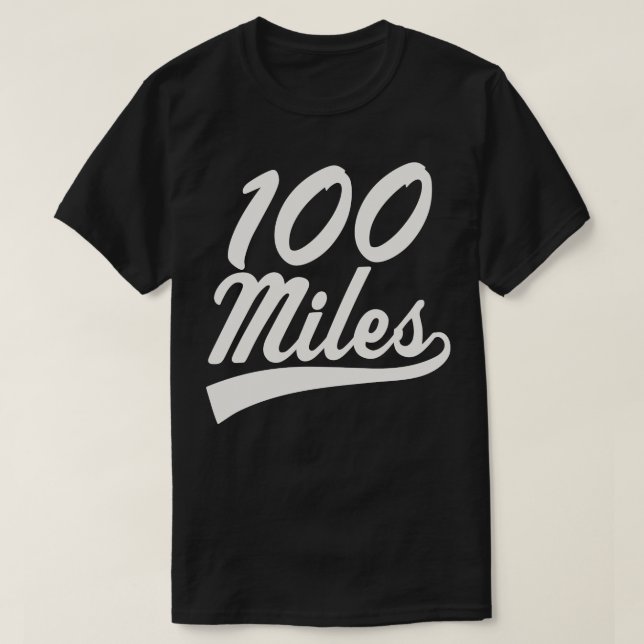 100 Meilen Ultramarathon Ultra Runner Trail Laufen T-Shirt (Design vorne)