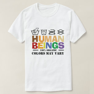 100% menschliche Farben können die Gleichheit vari T-Shirt