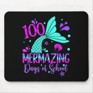 100 Mermazing Days Meerjungfrau 100. Schultag Gir Mousepad