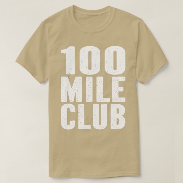 100 Mile Club Run Adventure Fell Ultra Run Trail R T-Shirt (Design vorne)