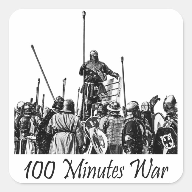 100 Minuten Krieg, Sir Doug Sticker (Vorderseite)