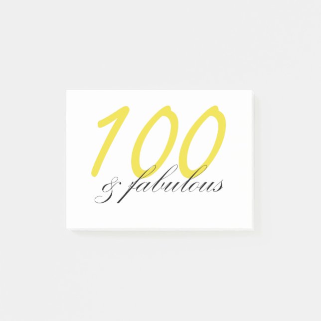 100 n Fabulous Post-it Klebezettel (Vorderseite)