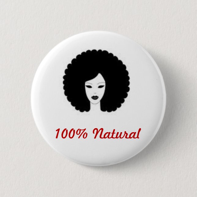 100% natürlich button (Vorderseite)