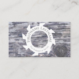 100% natürliche Bio Holzdekoration Visitenkarte