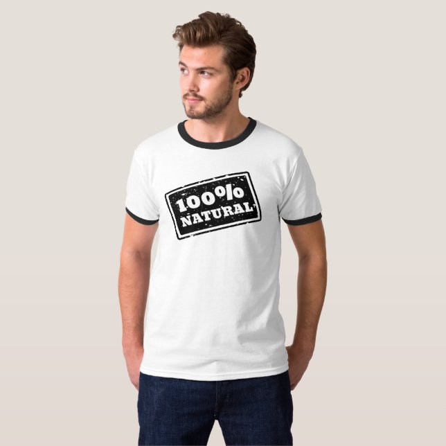 100% natürliches Shirt (Vorne ganz)