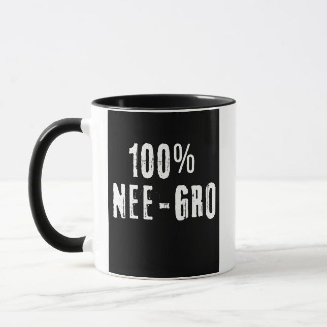 100 % Nee-Gro 2 Gew. 11 oz Tasse (Links)
