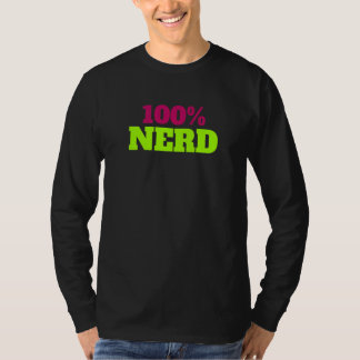 100 Nerd Bekleidung für Schwester Mama und Vater T-Shirt