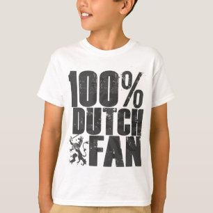 100% niederländischer Fan scherzt T - Shirt