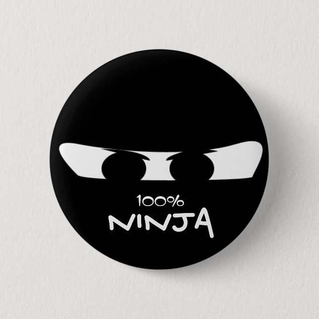 100 % NINJA-Taste Button (Vorderseite)